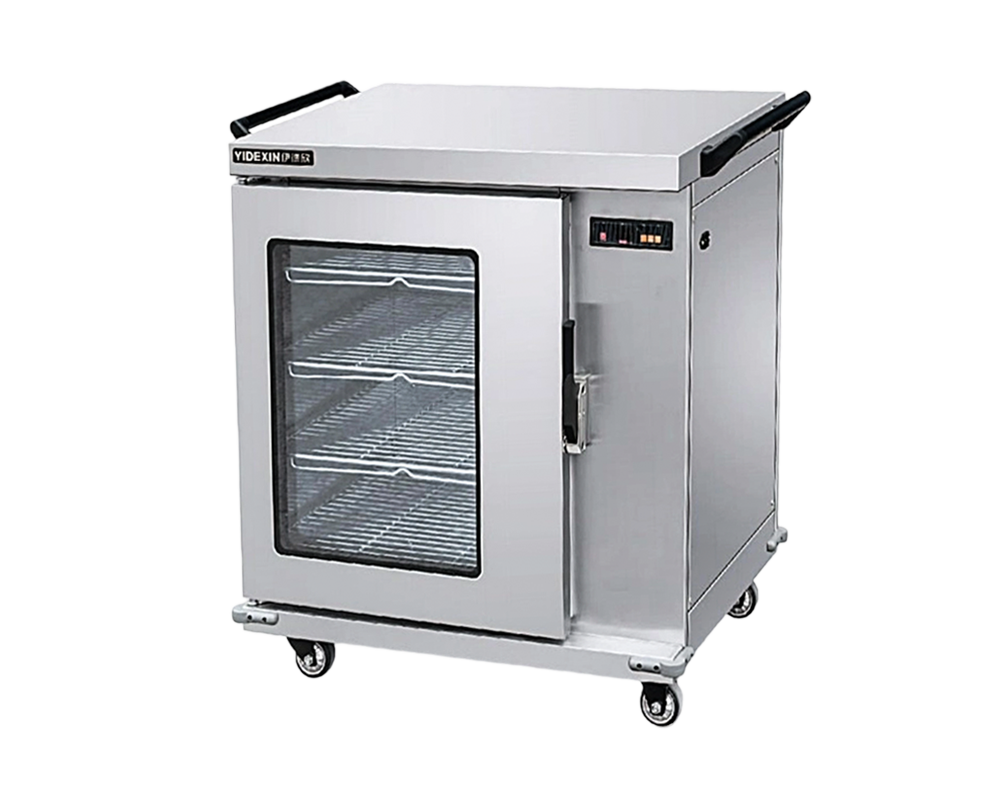 Mini verwarmde banketkasten met dubbele deur